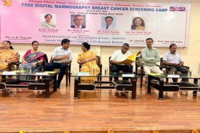 Attended the Inauguration of the 3-Day Mammography Camp and Breast Cancer Awareness Program at Bhagat Phool Singh Women University, Khanpur.